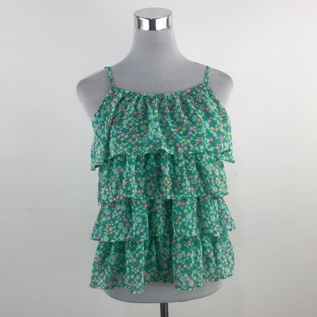Blusa Verde de Flores
