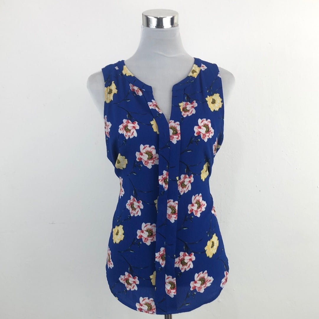 Blusa Azul de Flores Fait and Joy