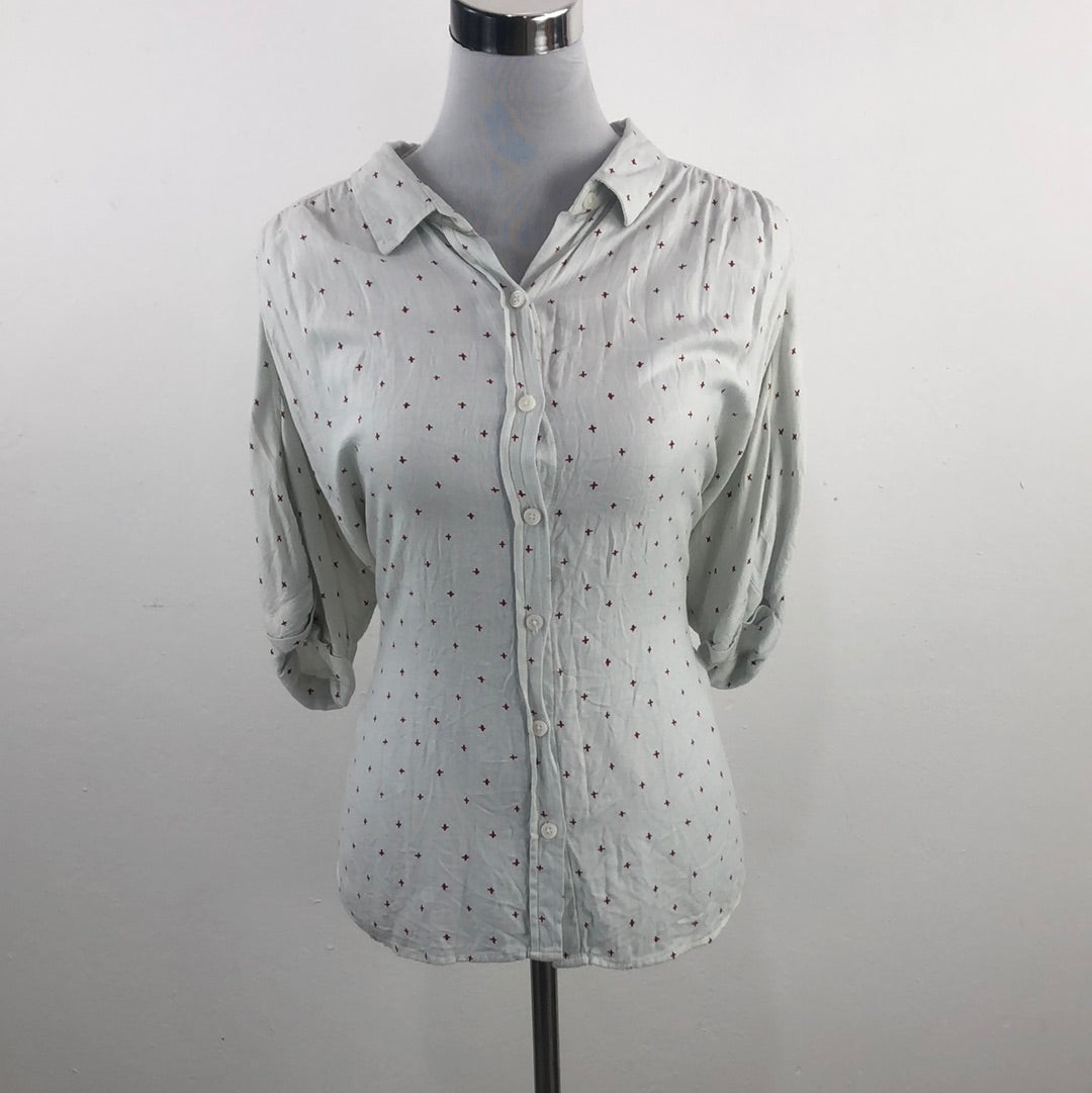 Blusa Blanco de Lunares Universal Thread