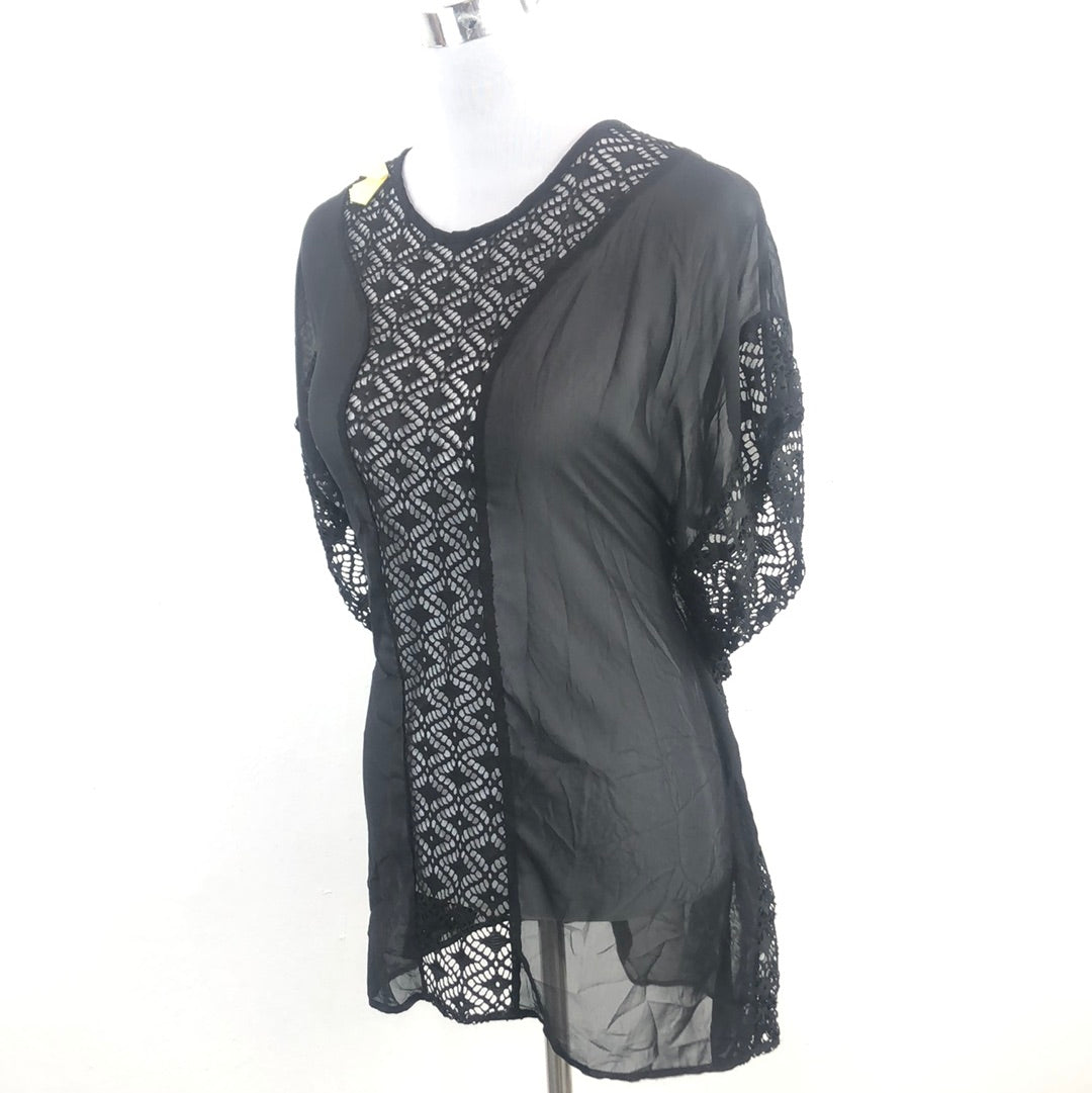 Blusa Negro Miken Swim