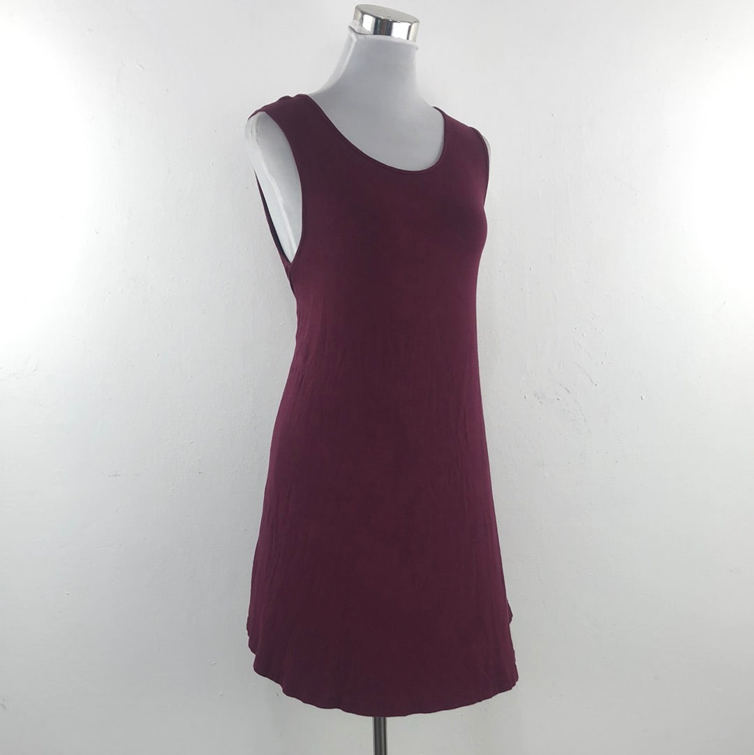 Vestido Rojo Vino Piko Green Earth Fashion