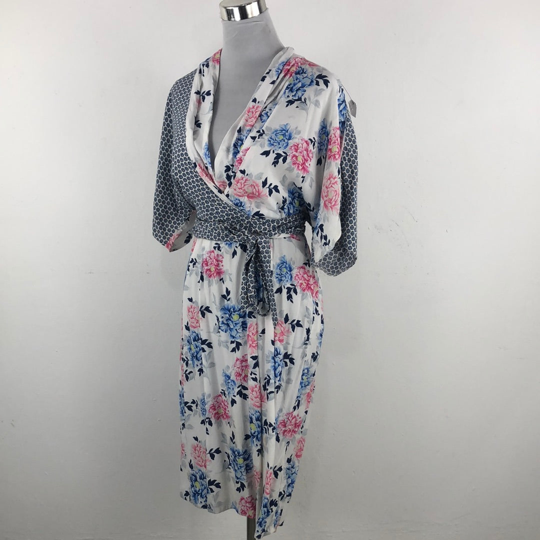 Vestido Blanco de Flores Asos Tall