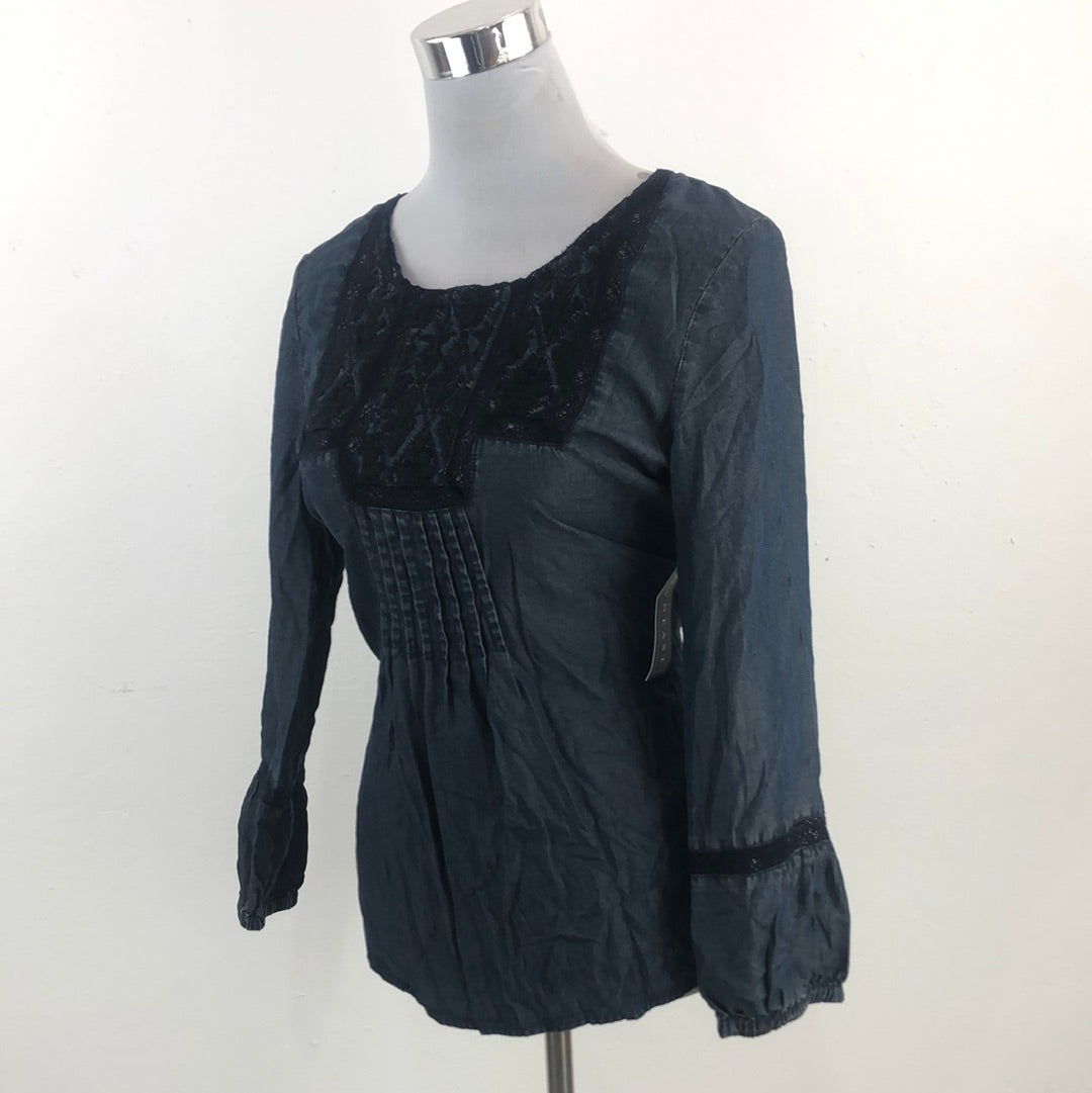 Blusa Azul Oscuro Downeast