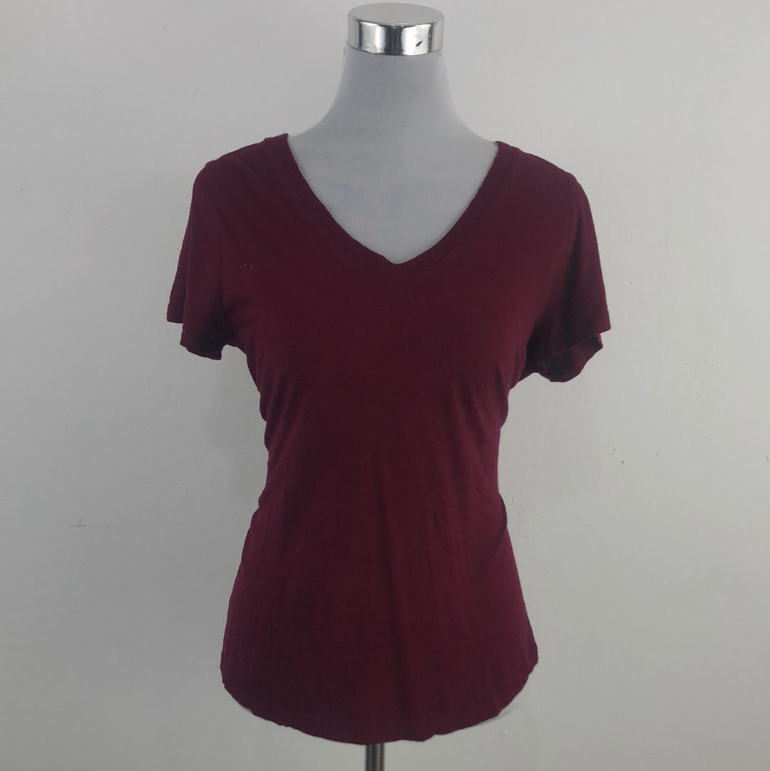 Camiseta Rojo Vino Forever 21