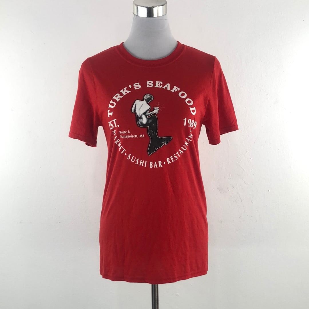 Camiseta de Mujer Rojo Gildan