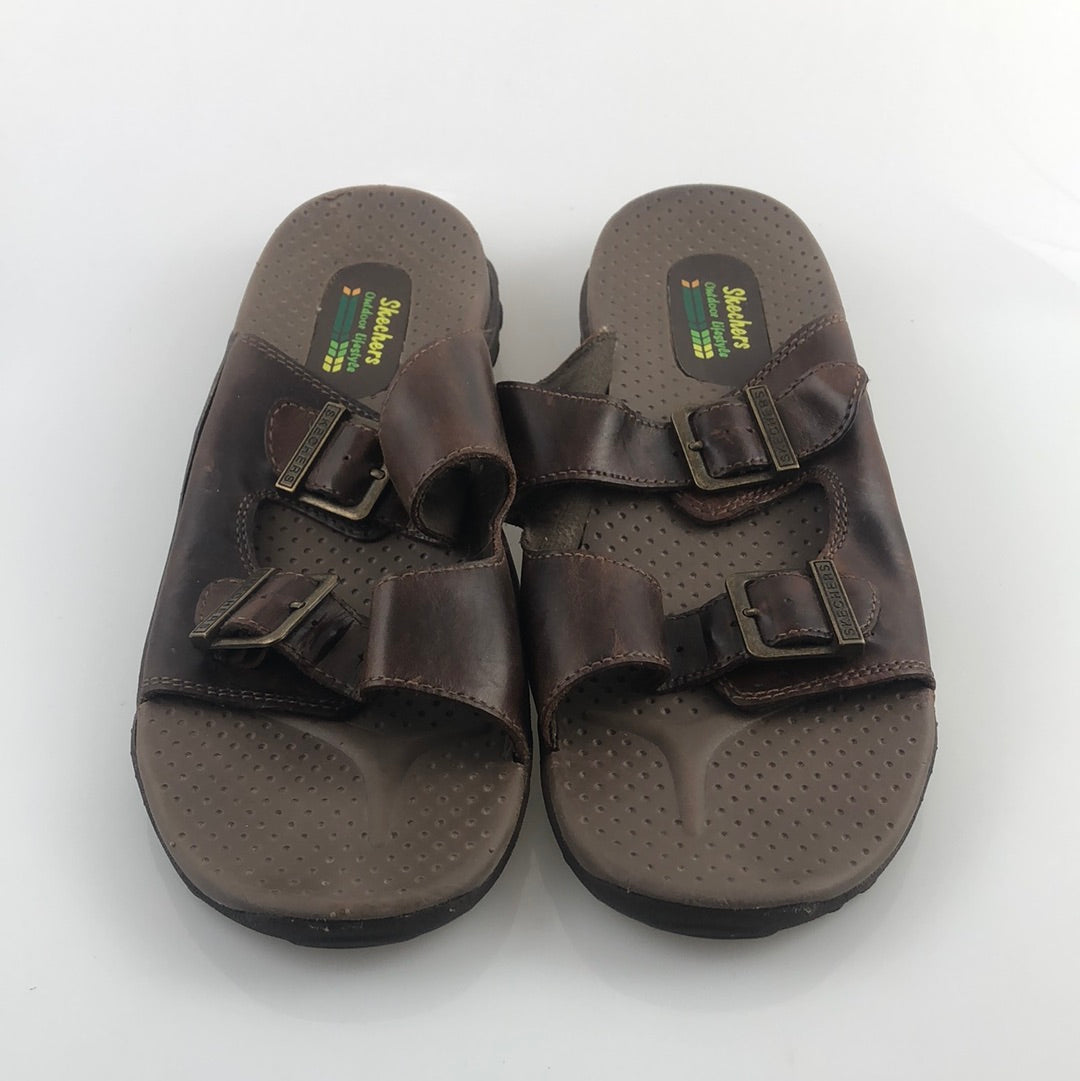 Sandalia Marron Skechers
