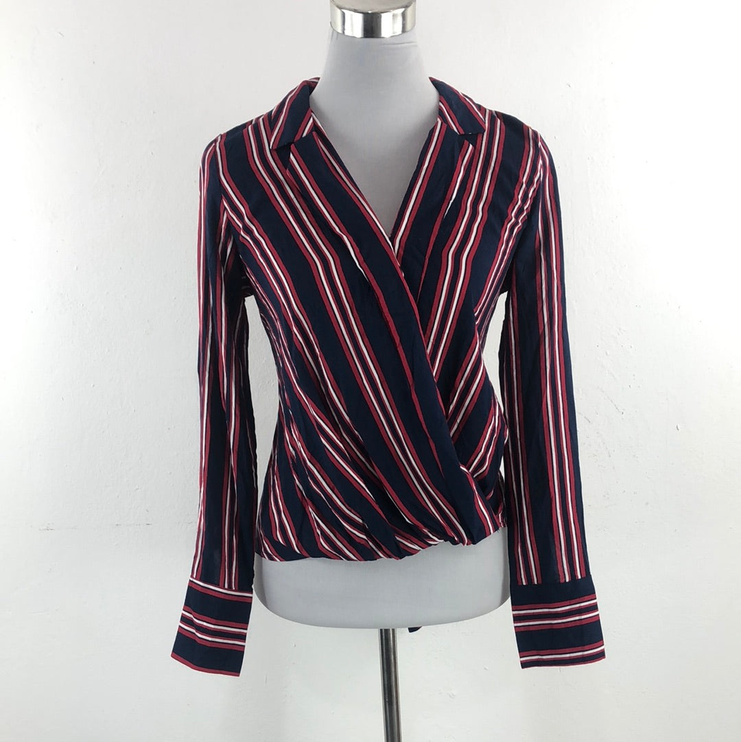 Blusa Azul de Raya New Look