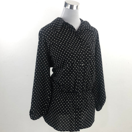 Blusa Negro de Lunares Notations