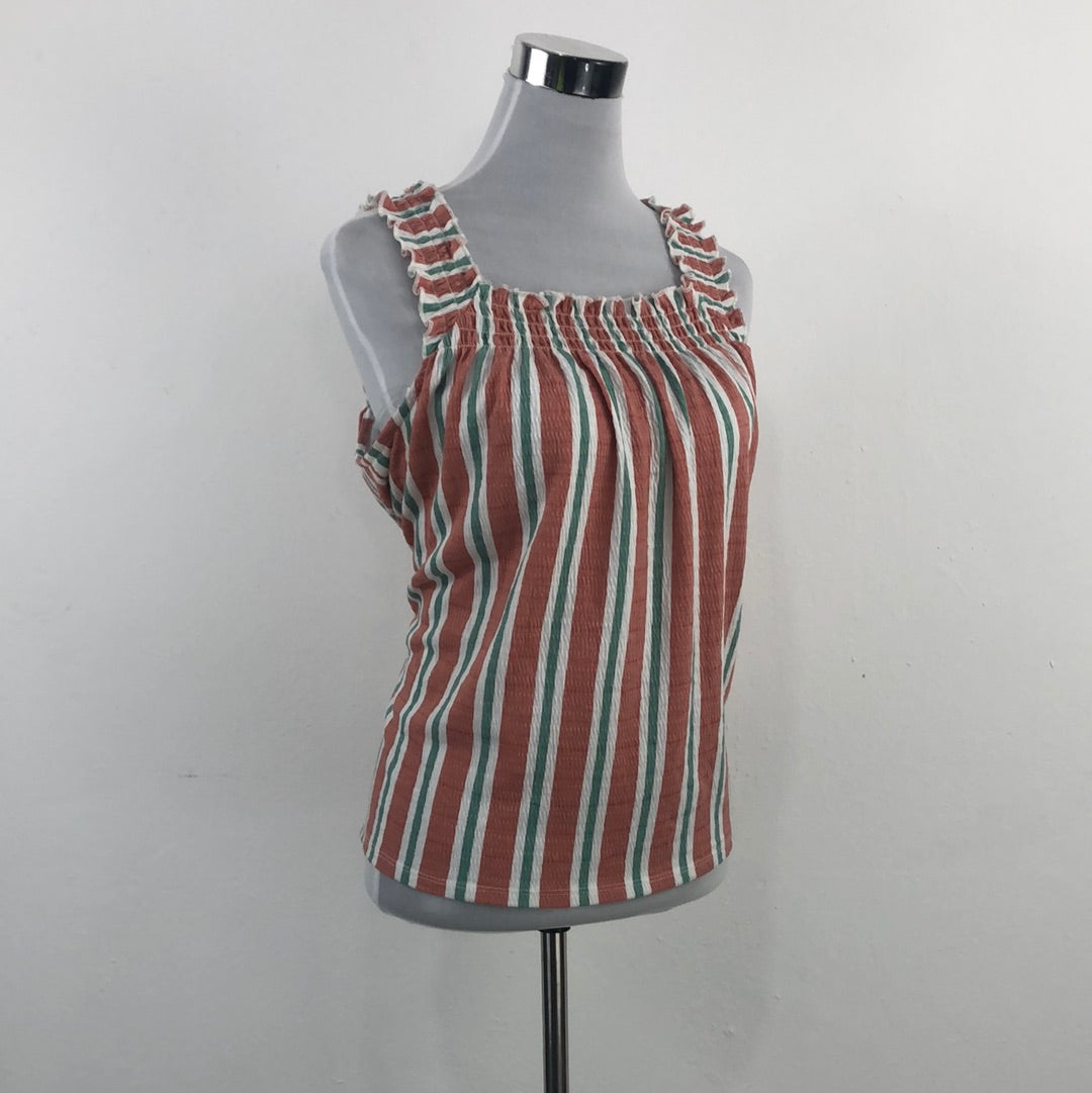 Blusa Marron de Rayas Lauren Conrad