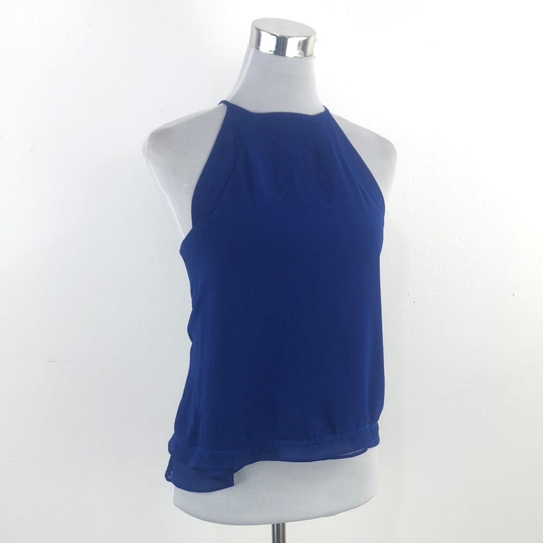 Blusa Azul Zara Basic