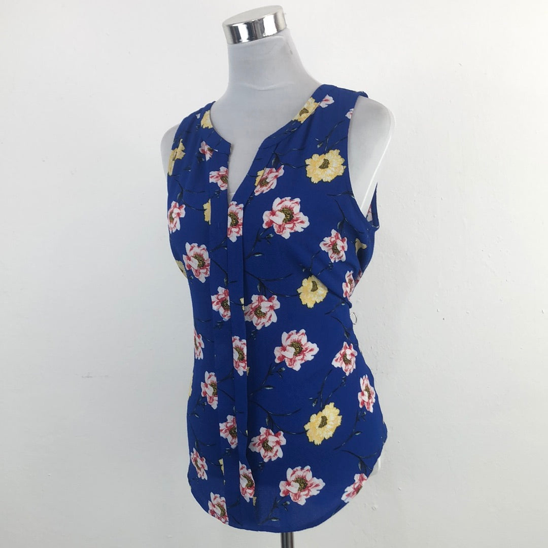 Blusa Azul de Flores Fait and Joy