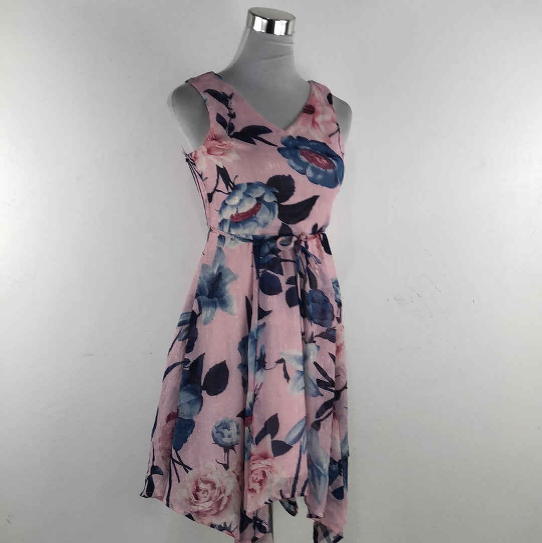 Vestido Rosado de Flores Xtraordinary