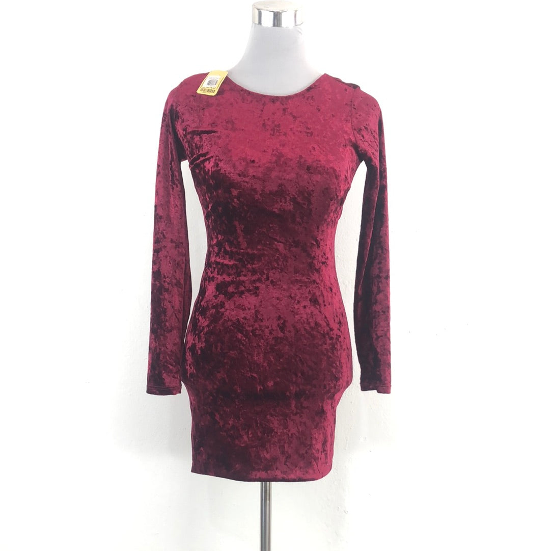 Vestido Rojo Vino Lulu