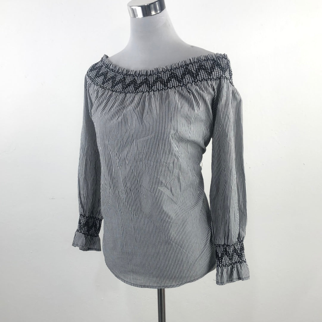 Blusa Negro de Raya E.M