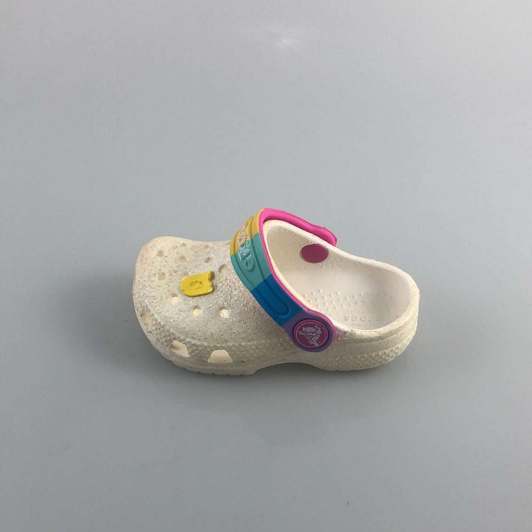 Crocs Blanco de Brillo