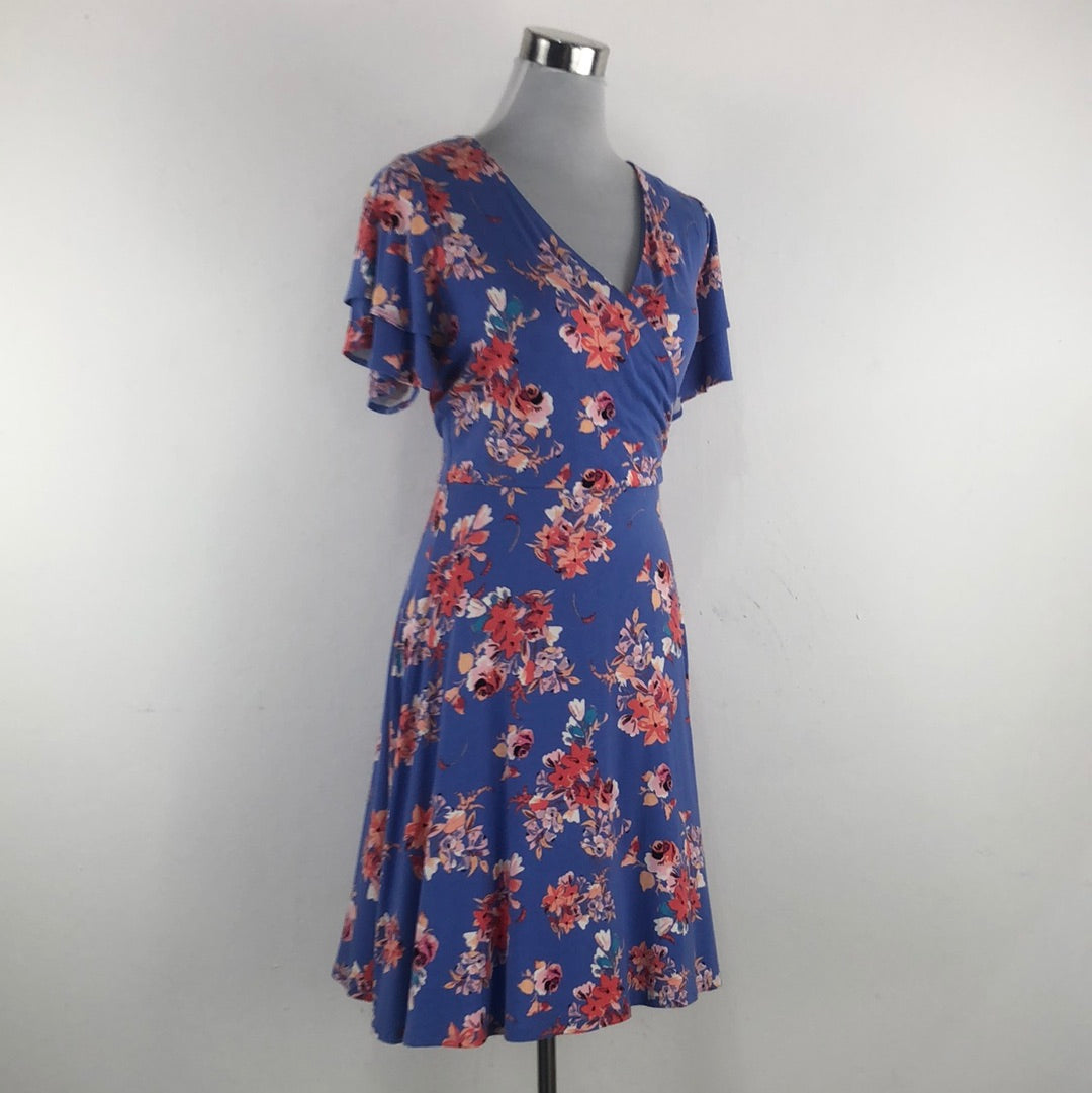 Vestido Azul de Flores Tabitha Webb