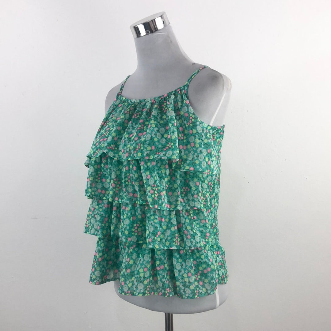 Blusa Verde de Flores