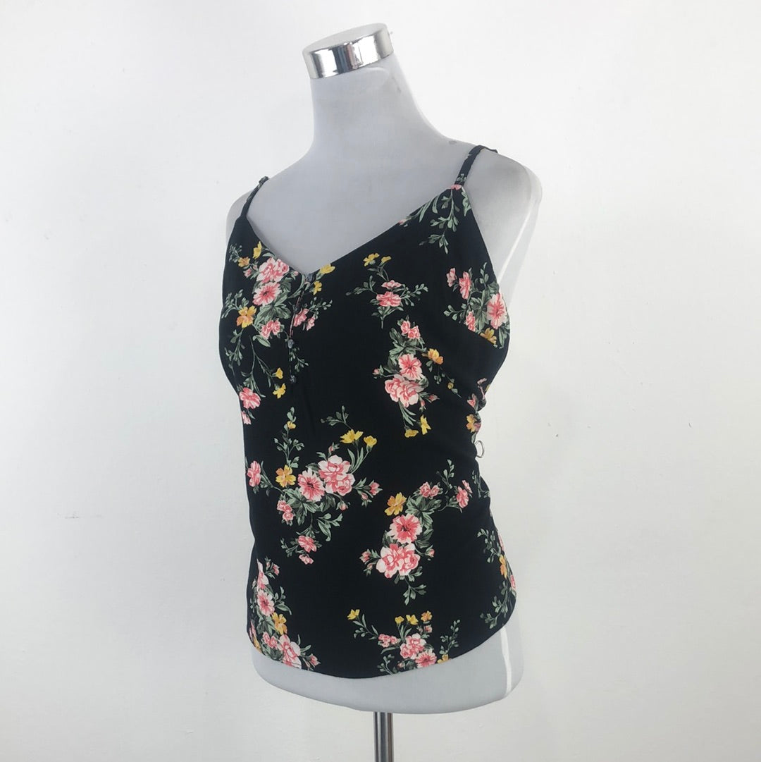 Blusa Negro de Flores Old Navy