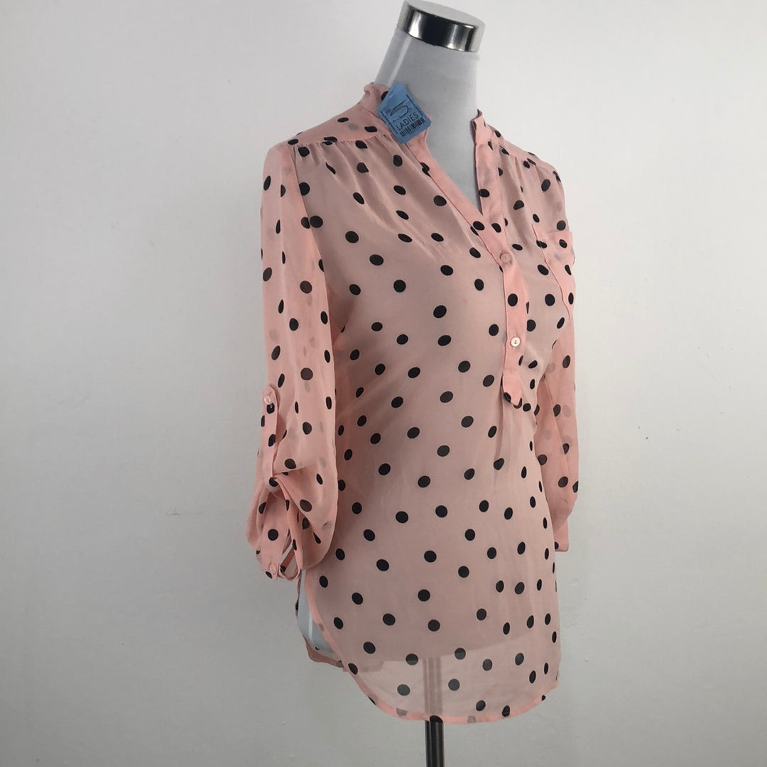 Blusa Rosado de Lunares