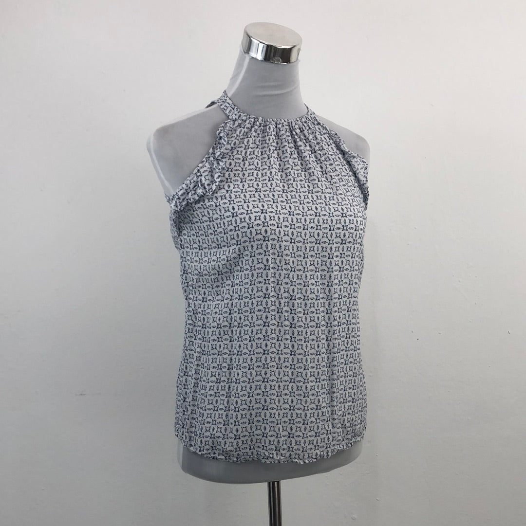 Blusa Blanco de Flores Old Navy