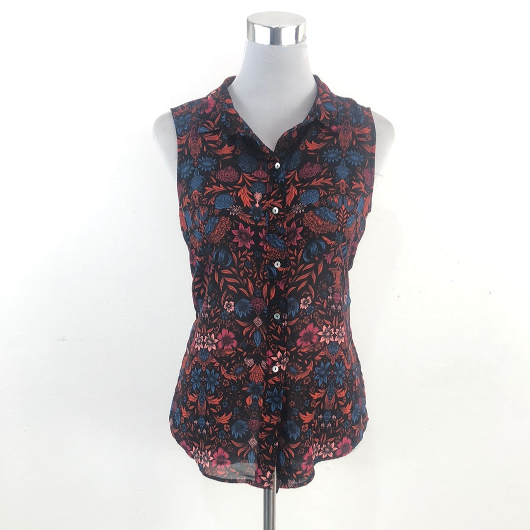 Blusa Negro de Flores HM