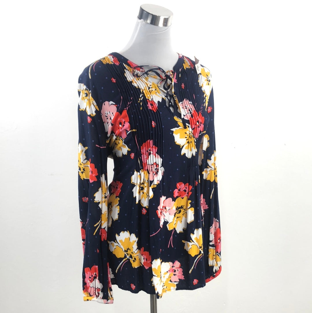 Blusa Azul Marino de Flores Old Navy