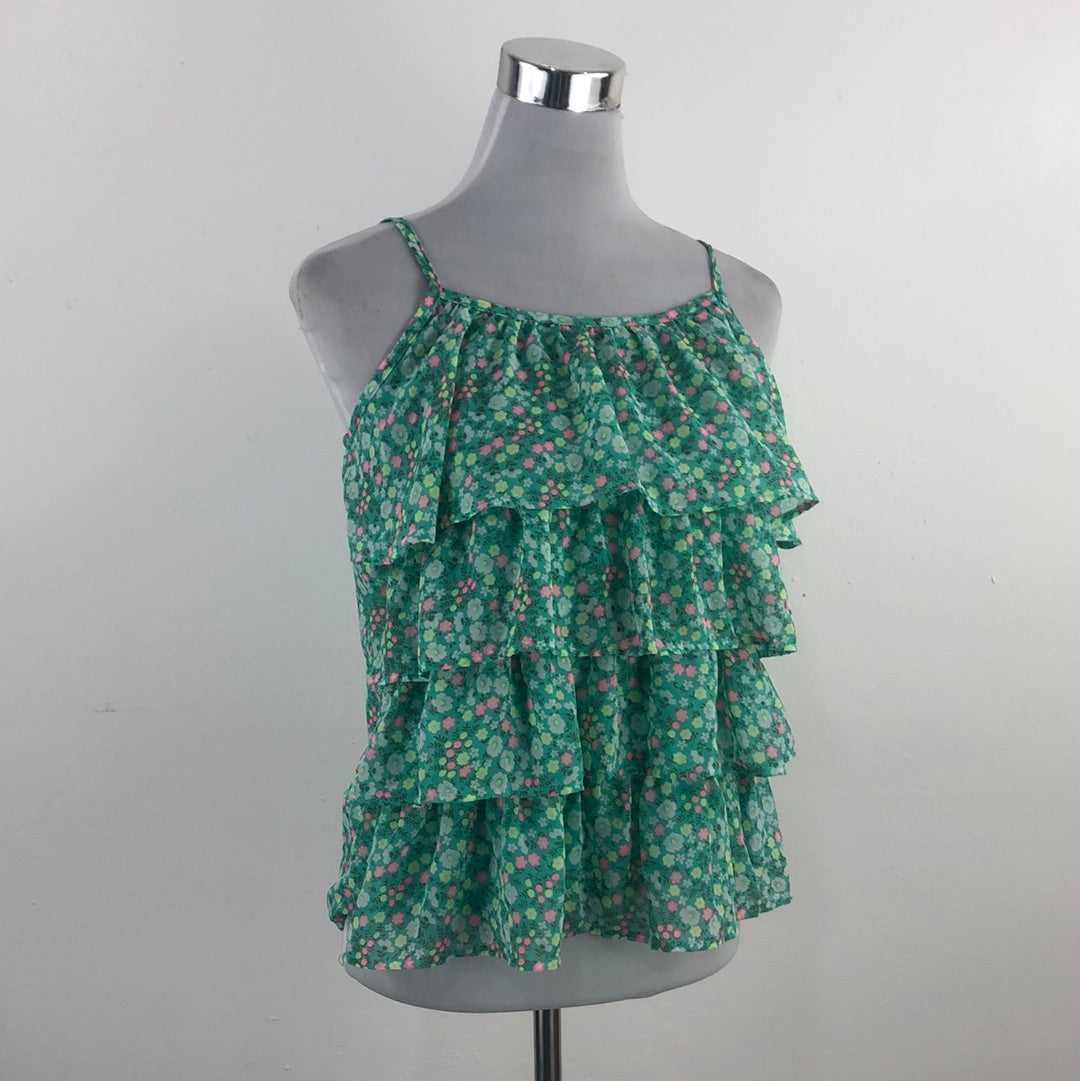 Blusa Verde de Flores
