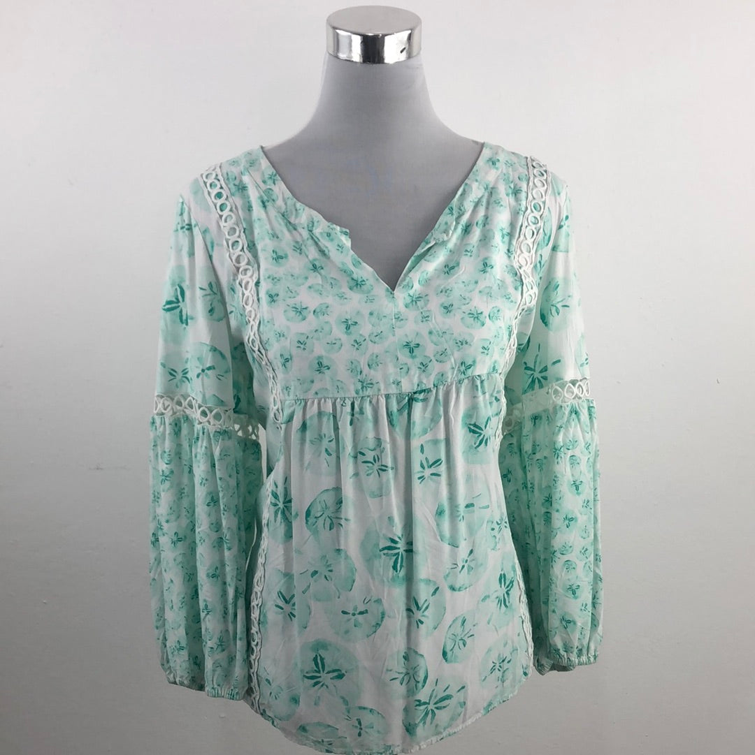 Blusa Blanco de Flores Crown Ivy