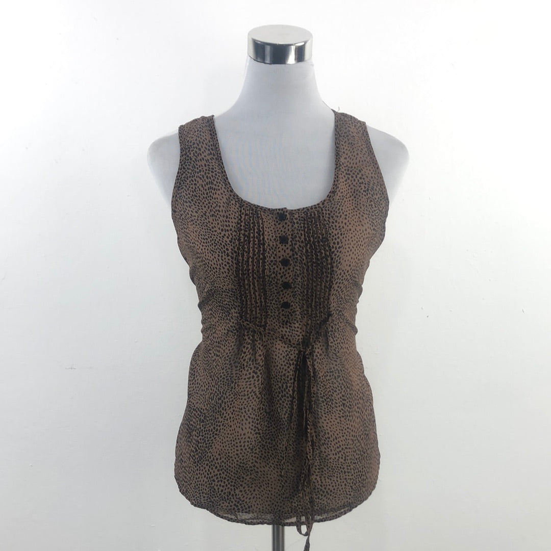 Blusa Marron de Lunares Forever 21