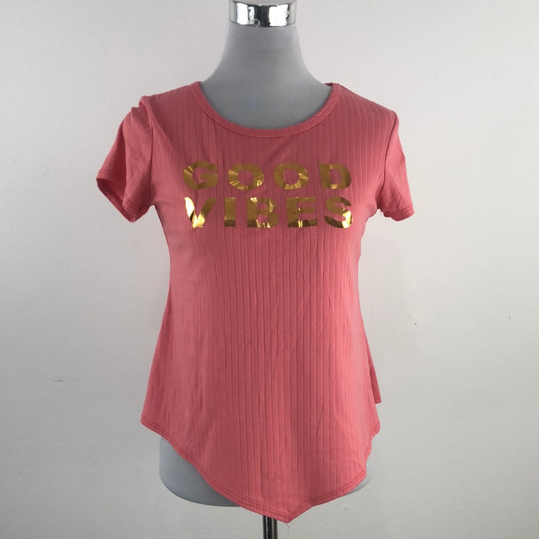 Blusa Rosado Good Vibes