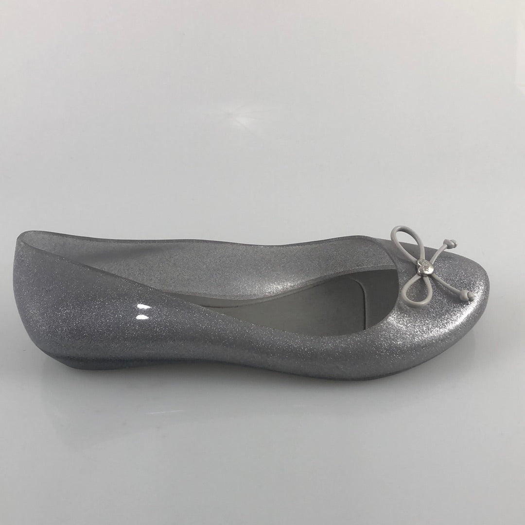 Apargatas Gris de Brillo Melissa