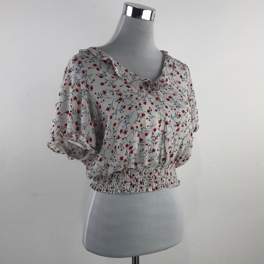 Blusa Blanco de Flores Sienna Sky