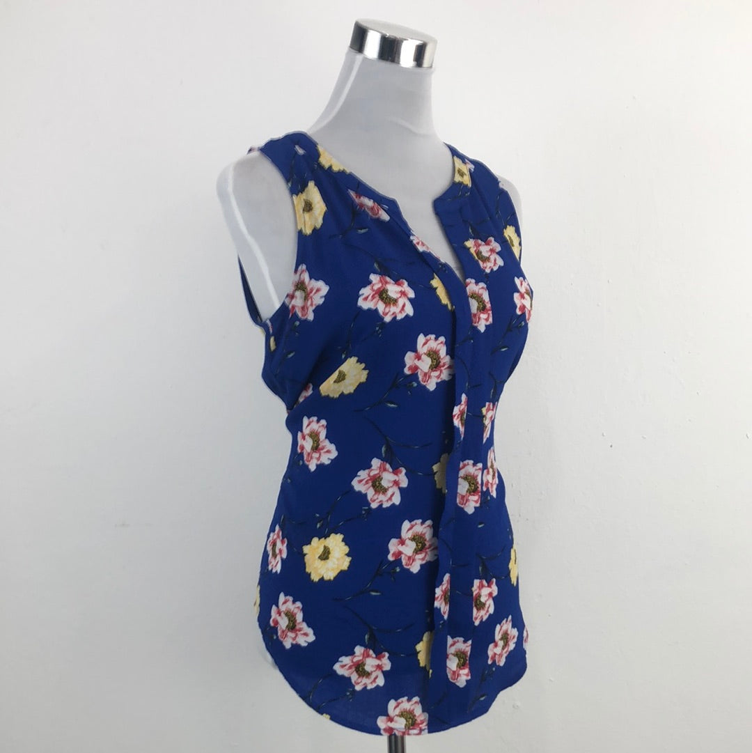 Blusa Azul de Flores Fait and Joy