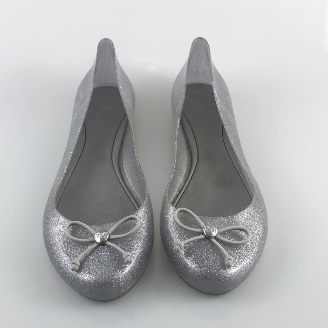 Apargatas Gris de Brillo Melissa