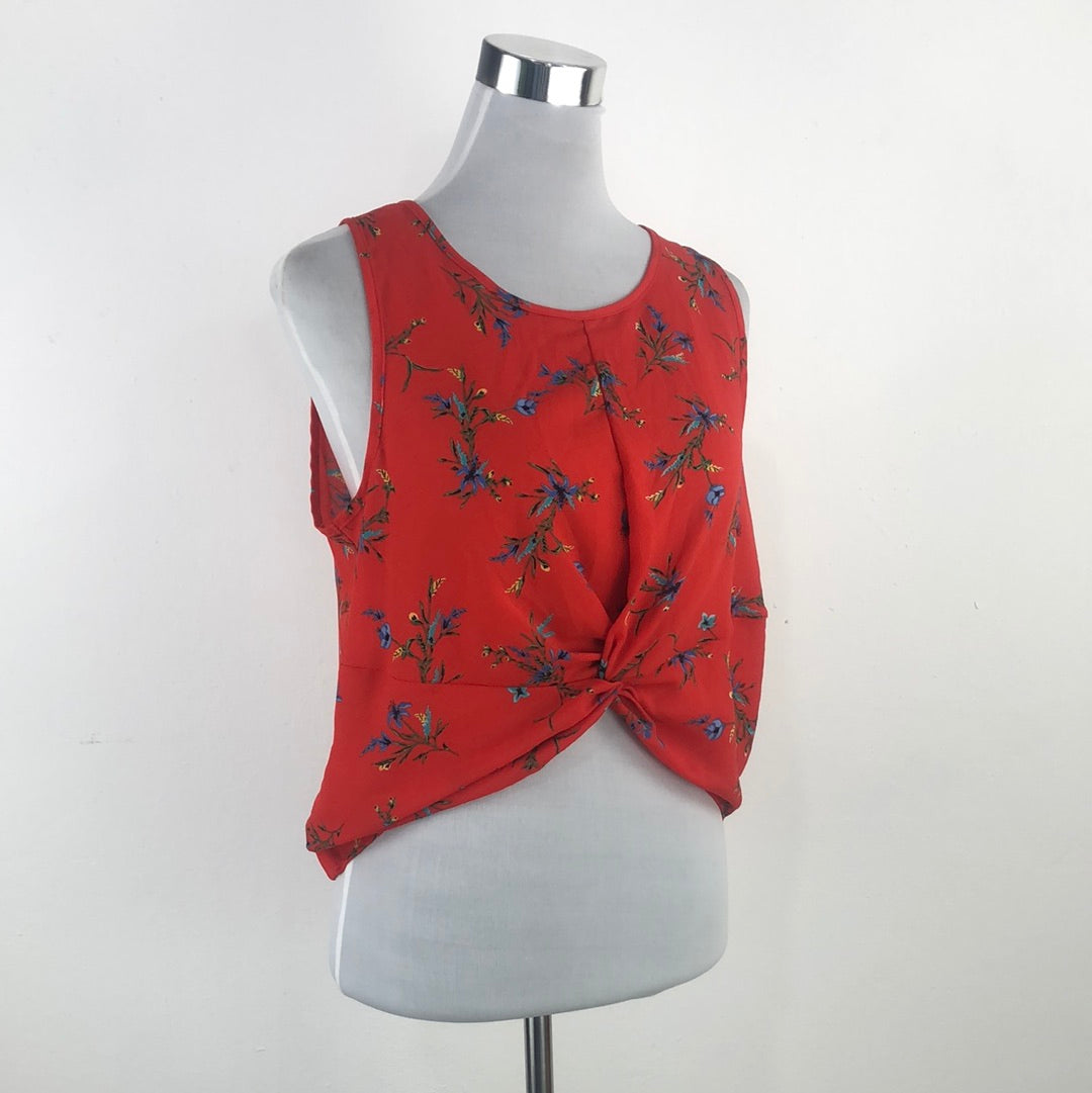 Blusa Naranja de Flores Sienna Sky