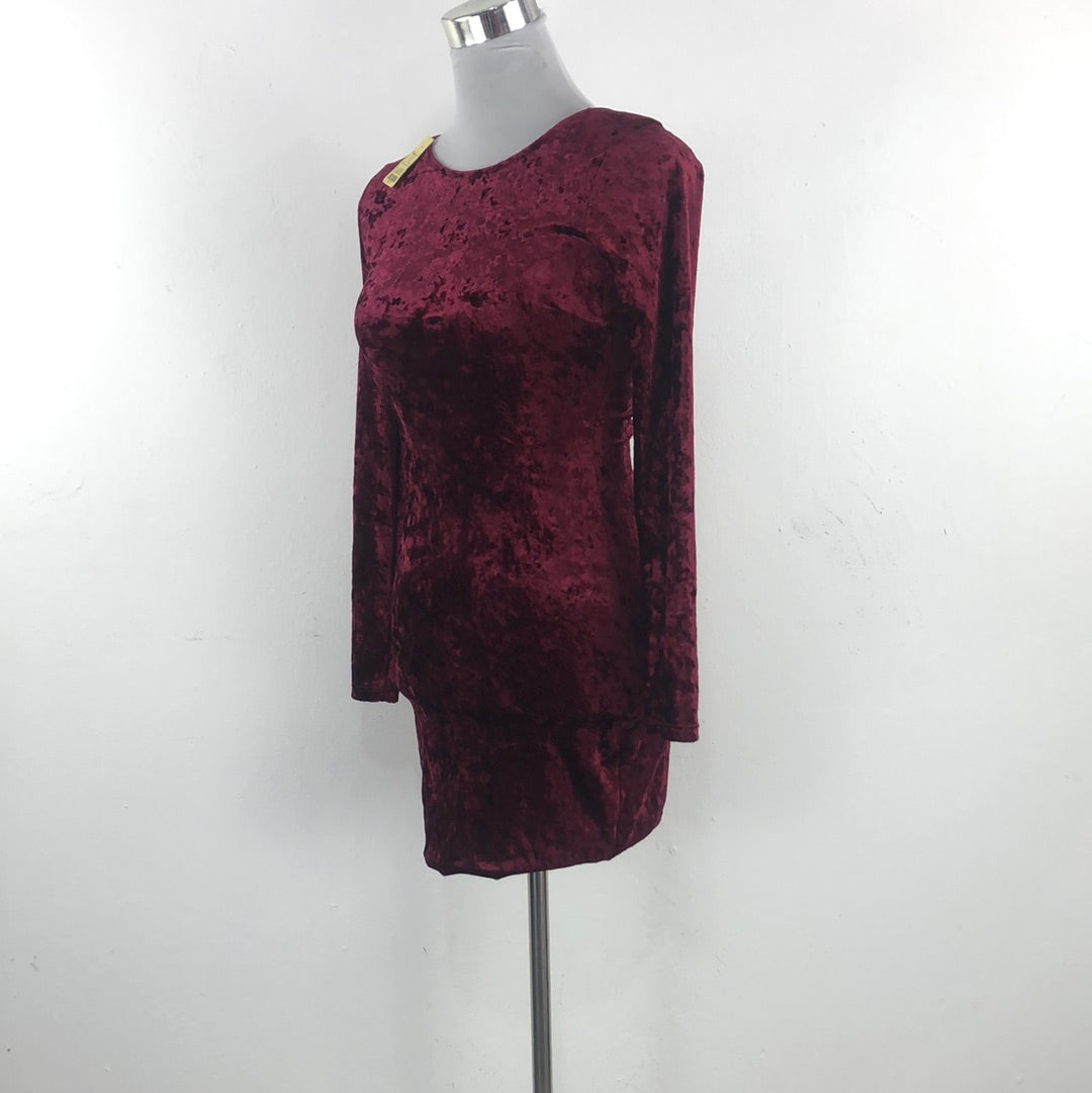 Vestido Rojo Vino Lulus