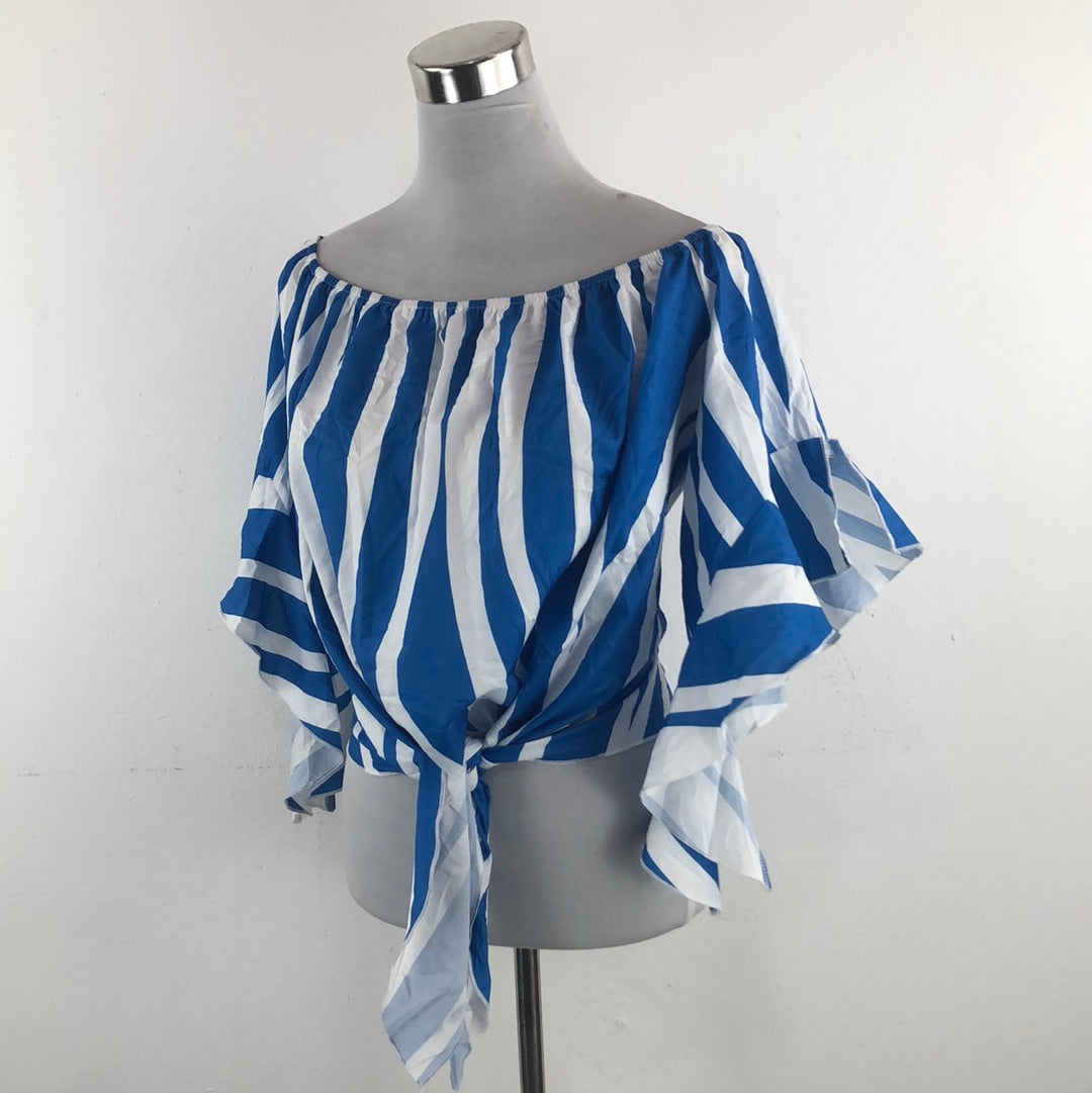 Blusa Azul Hojudo