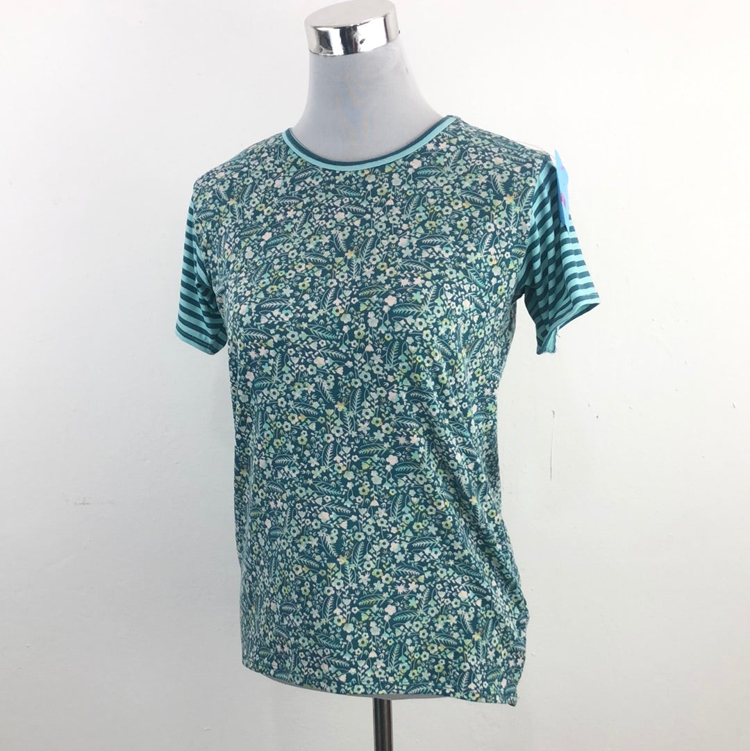 Blusa Verde de Flores Lula Roe
