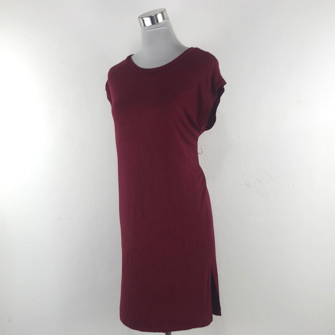 Vestido Rojo Vino Rebel Sugar