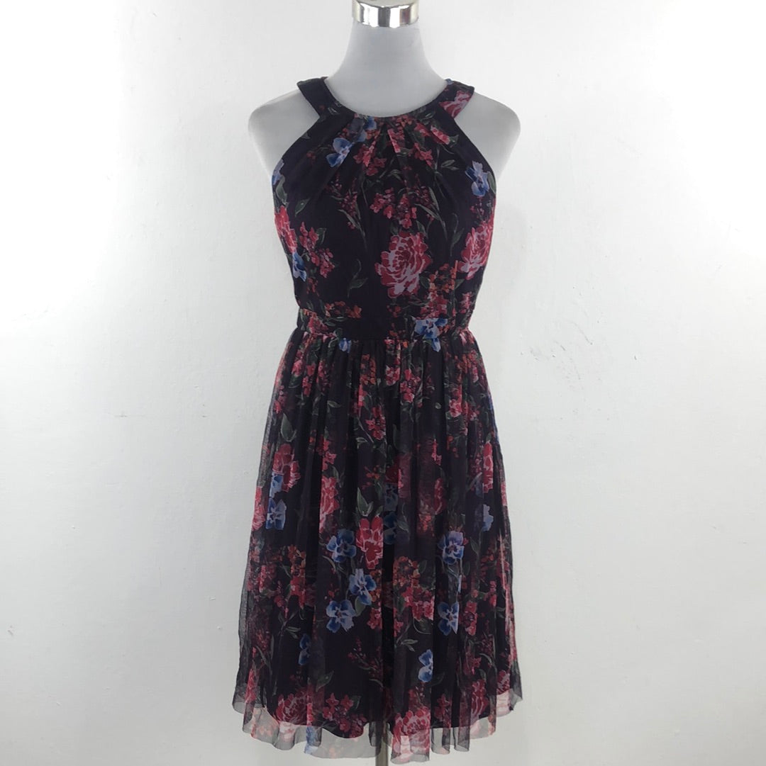 Vestido Morado de Flores Candalite Petite