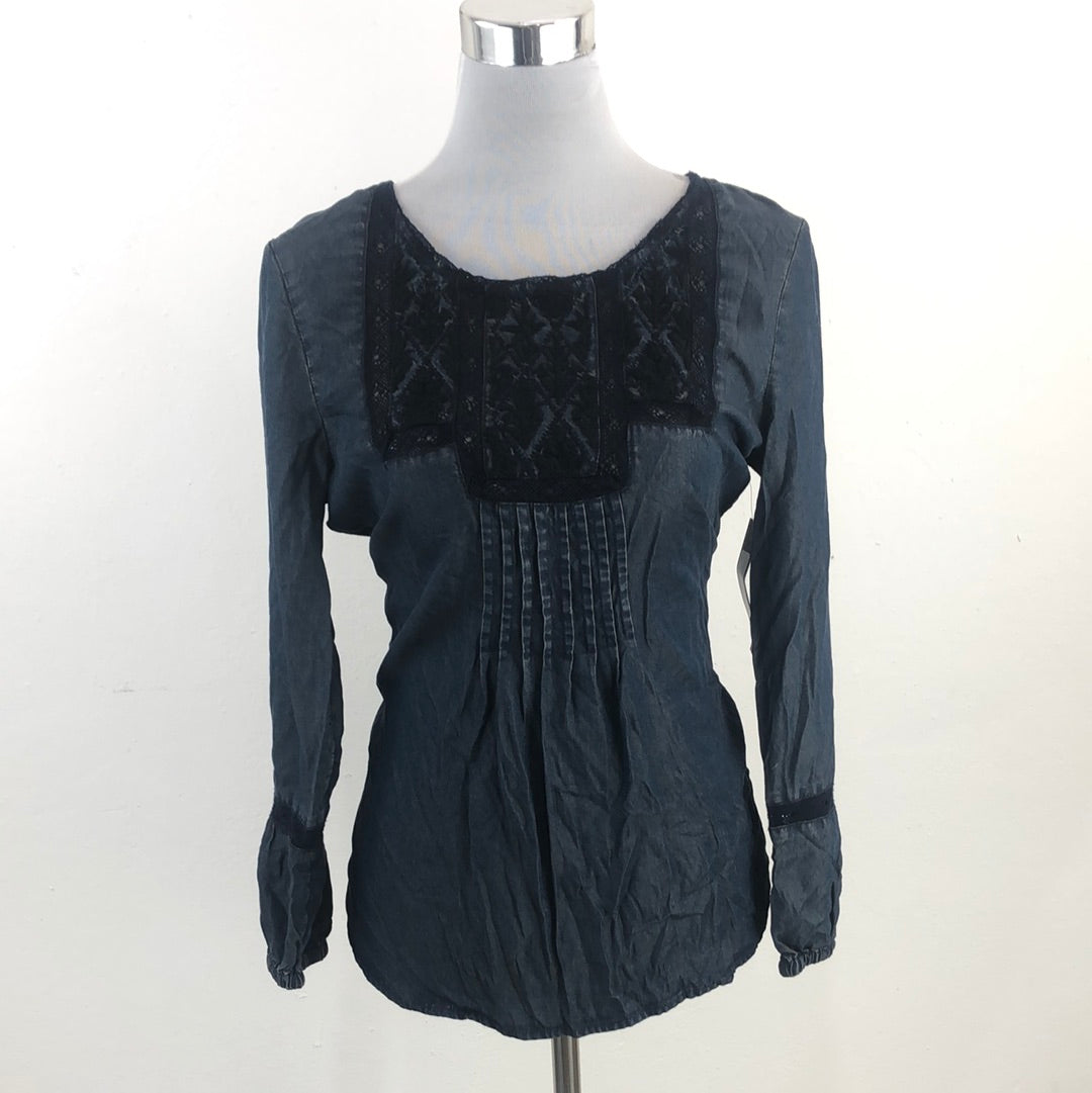 Blusa Azul Oscuro Downeast