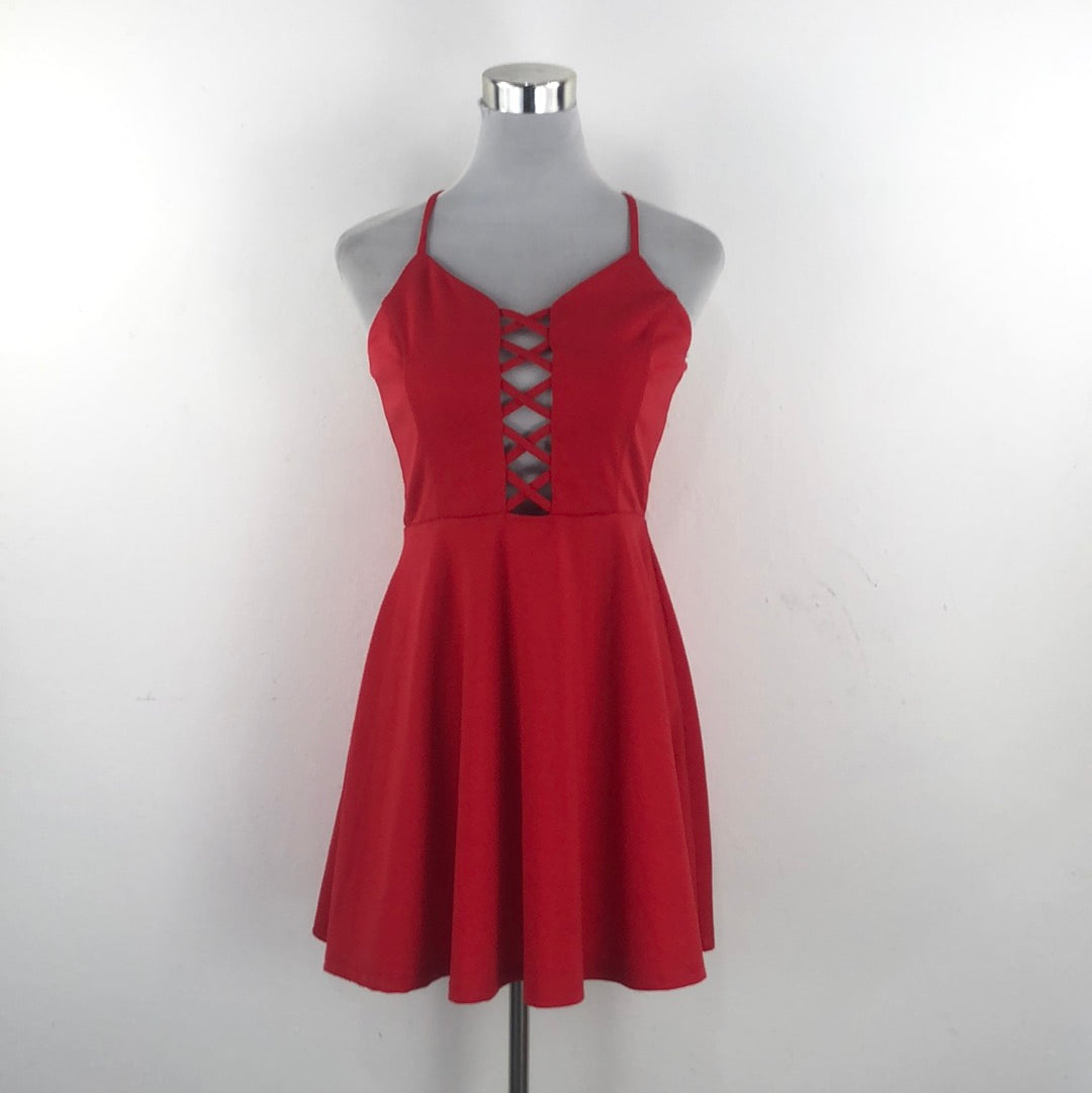 Vestido Rojo Forever 21