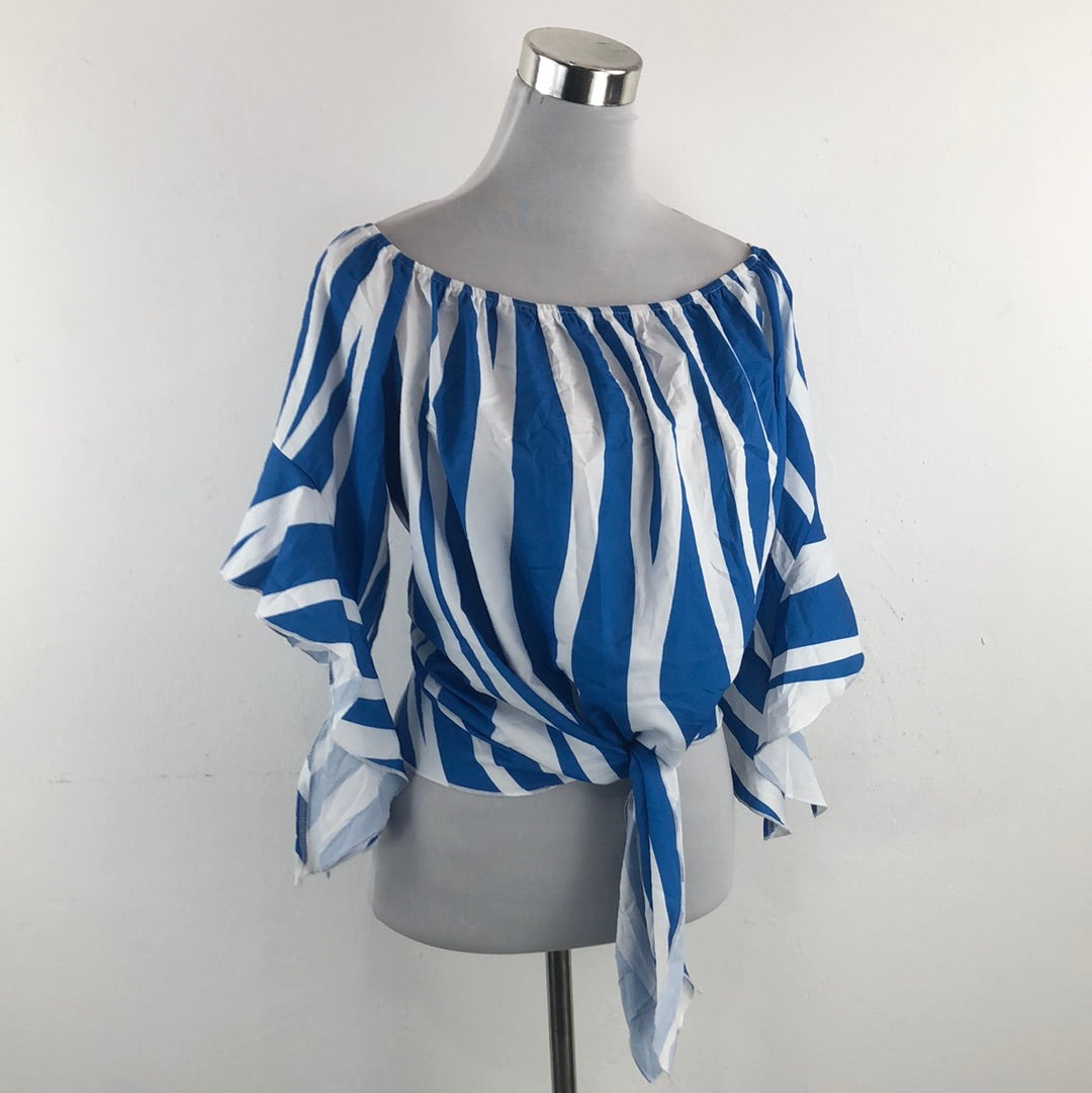 Blusa Azul Hojudo