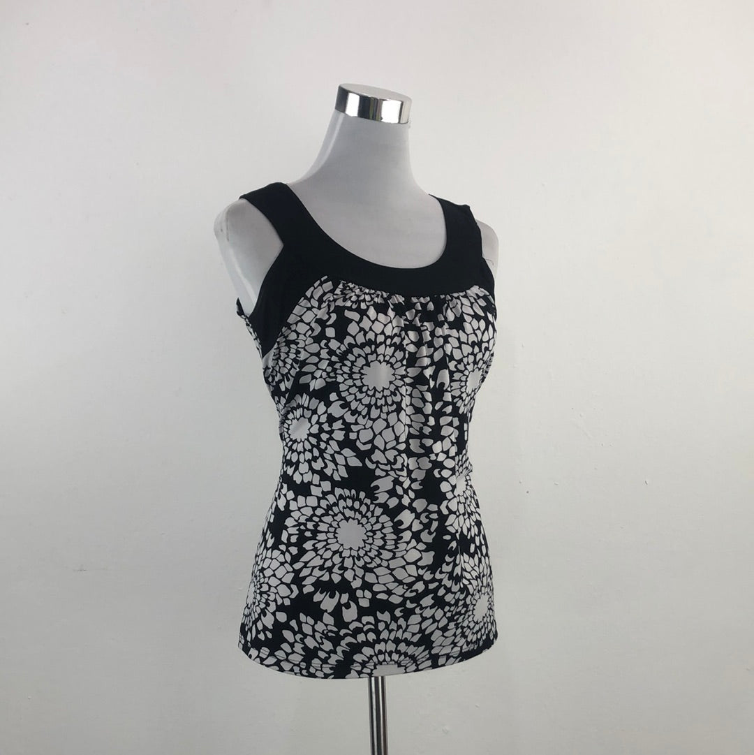 Blusa Negro de Flores American City Wear