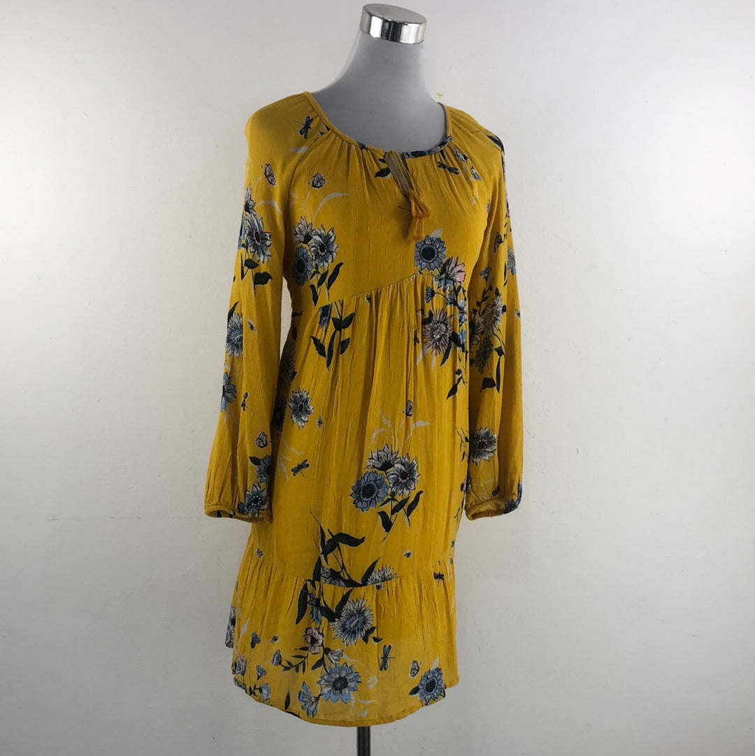 Vestido Amarillo de Flores Old Navy