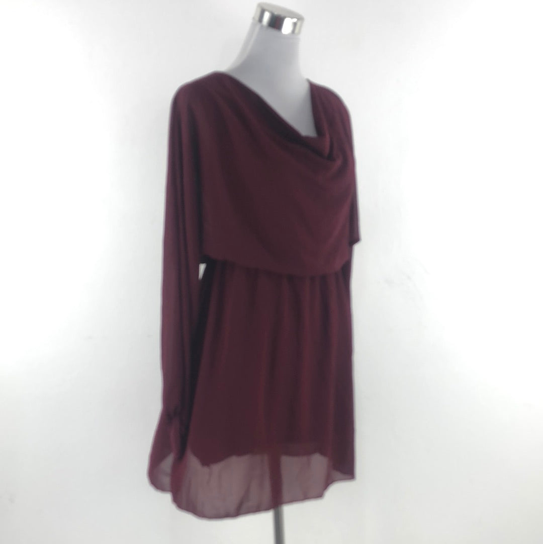 Vestido Rojo Vino