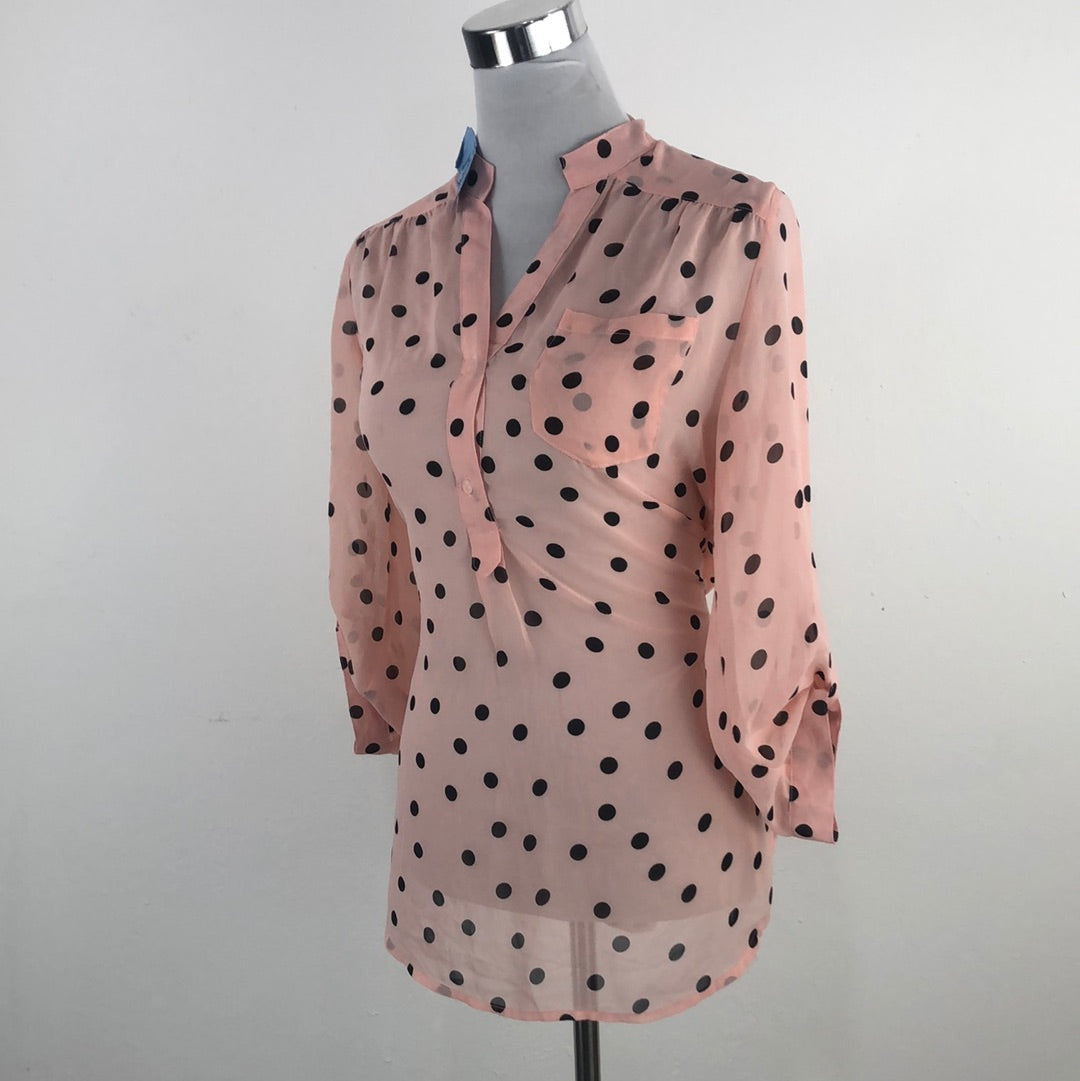 Blusa Rosado de Lunares
