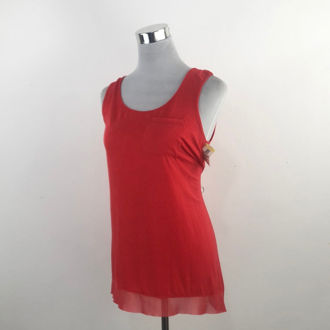 Blusa Naranja Cable Gauge