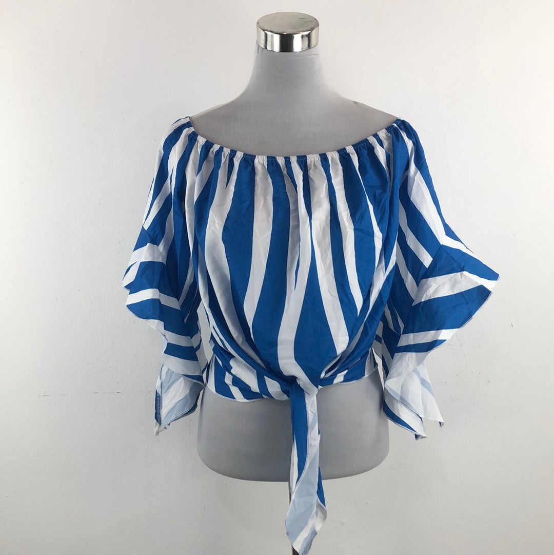 Blusa Azul Hojudo