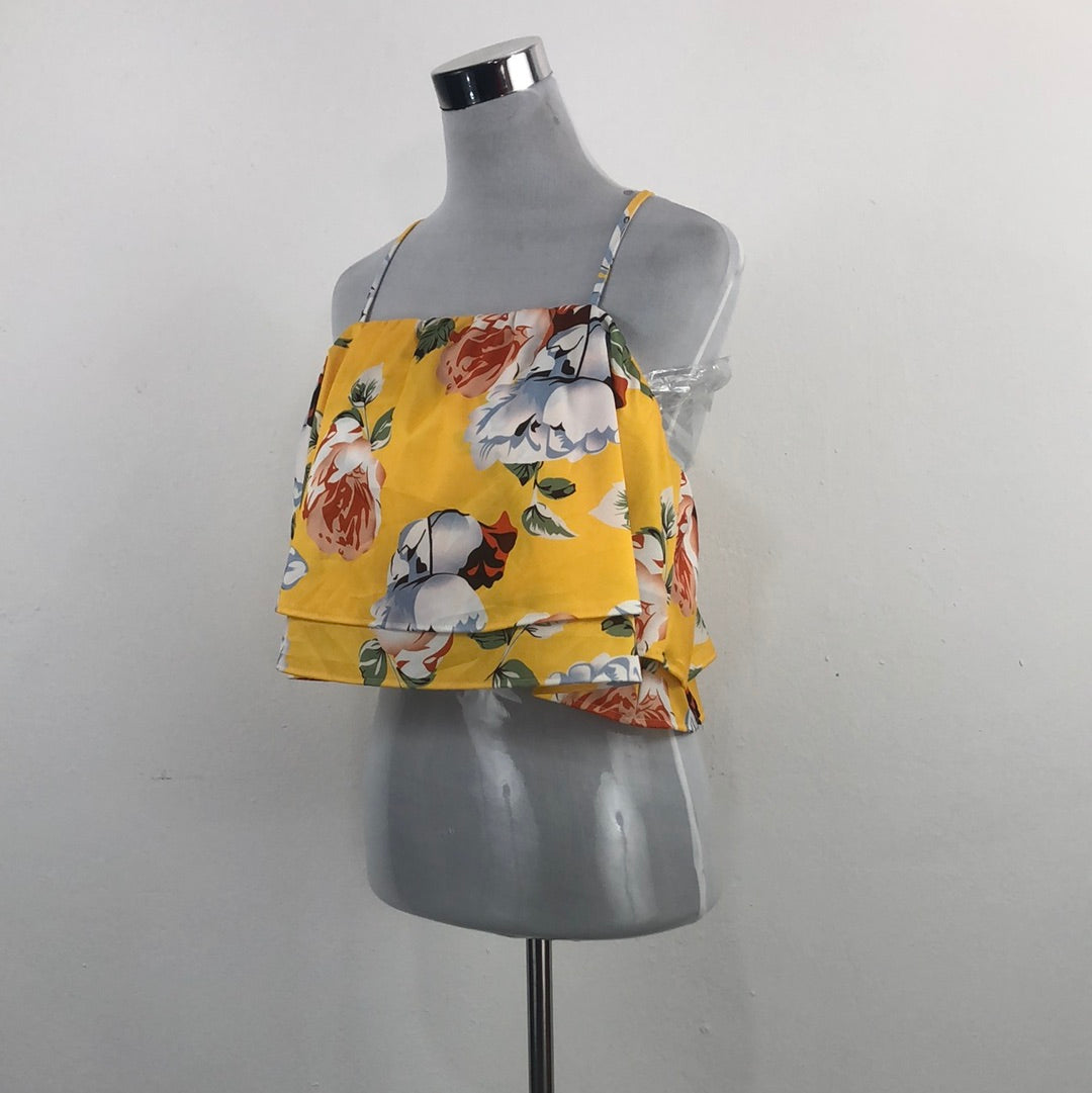 Blusa Amarillo de Flores